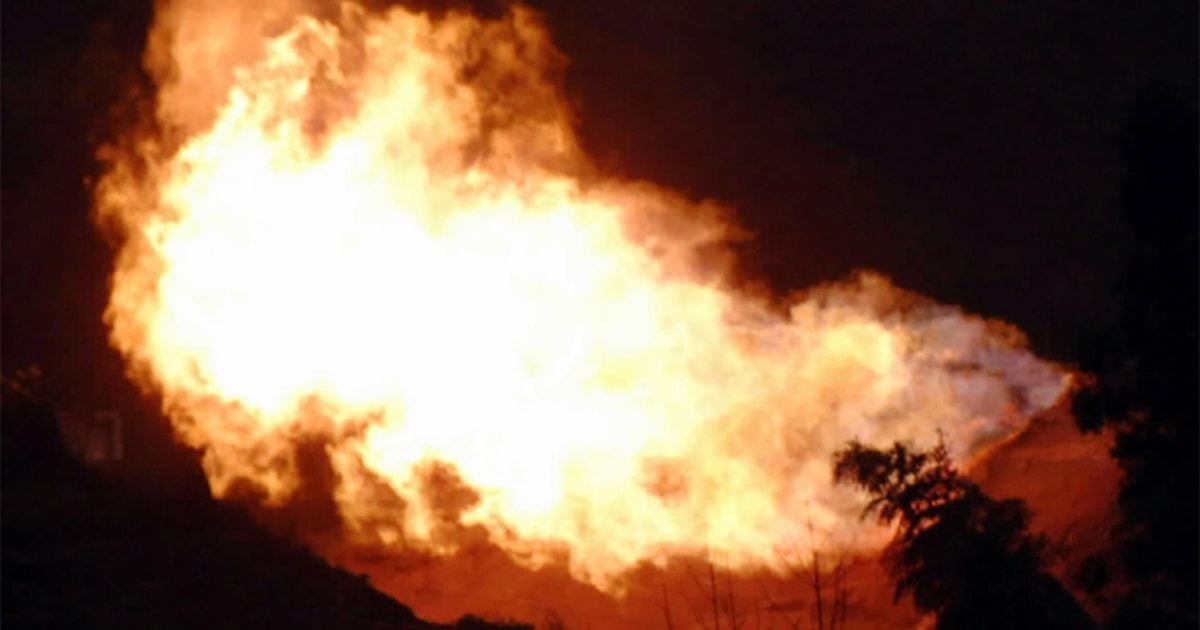 Gas well shop explosion
