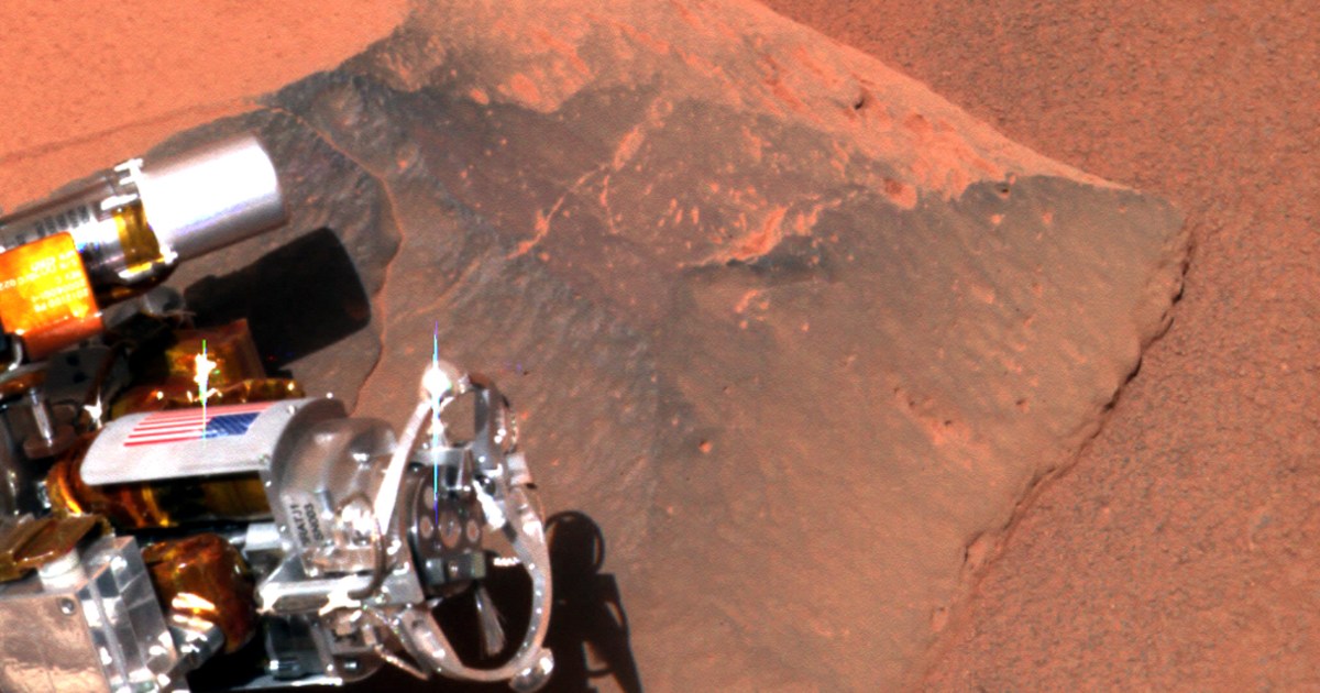 Spirit rover uncovers a rocky surprise