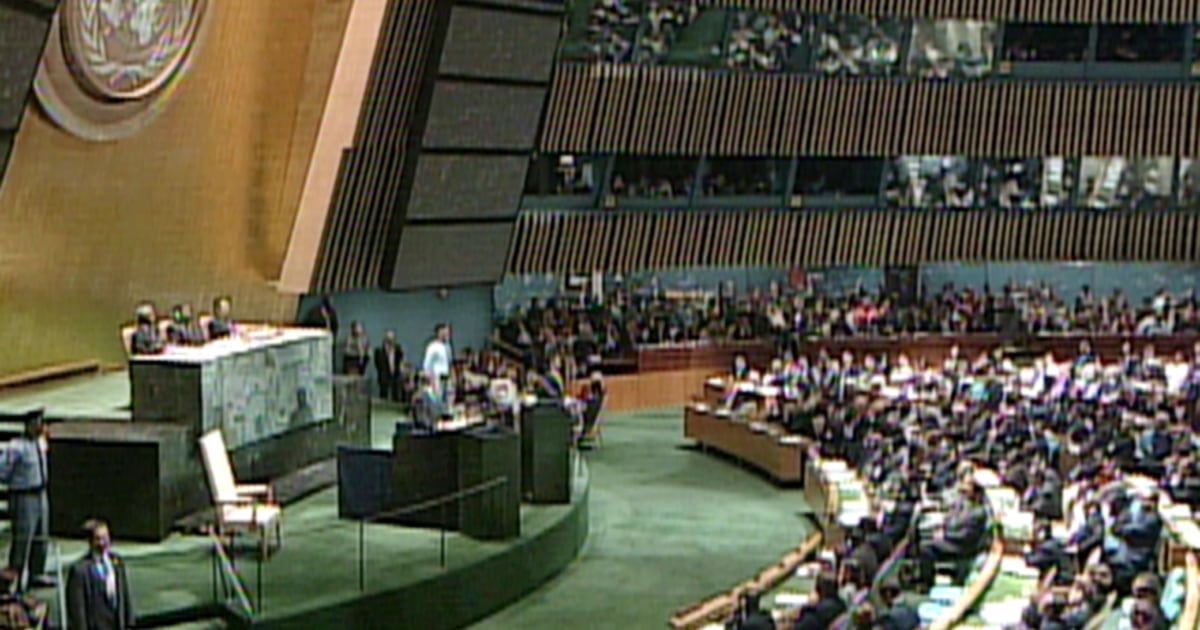 At U.N., Bush defends Iraq invasion