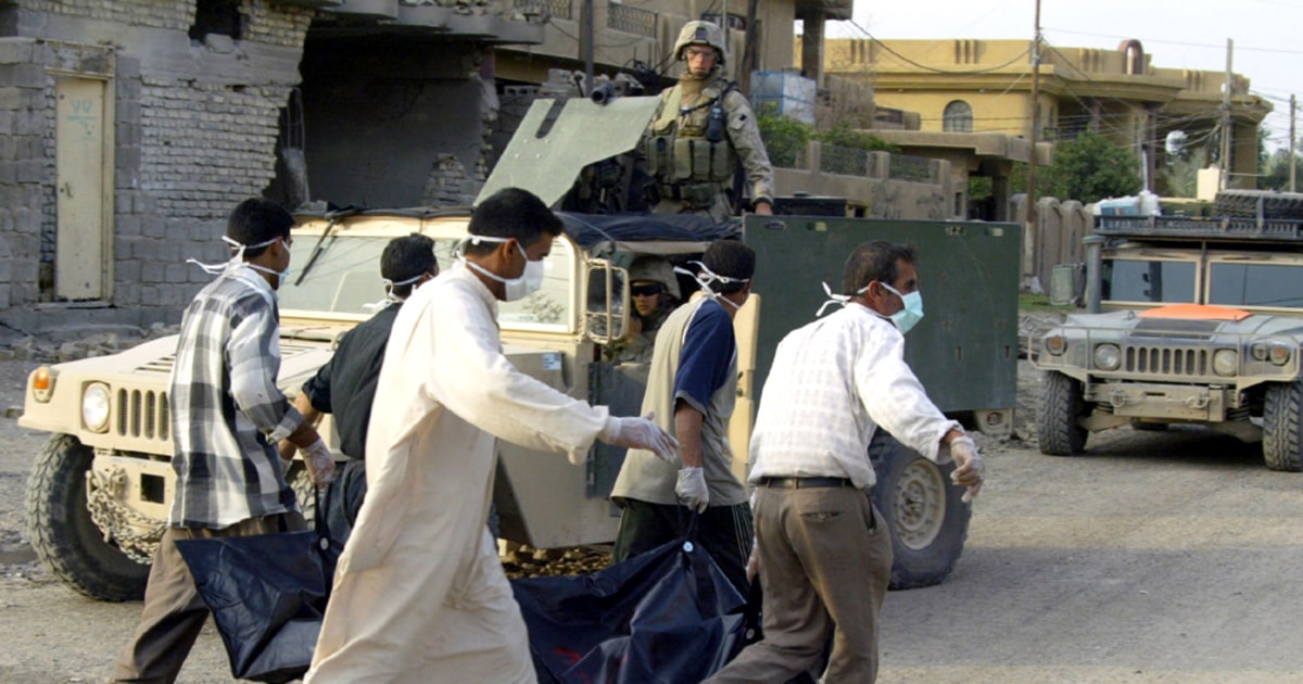 In the wake of Fallujah battle, clearing the dead