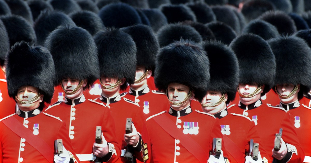 English soldiers 2025 with big hats