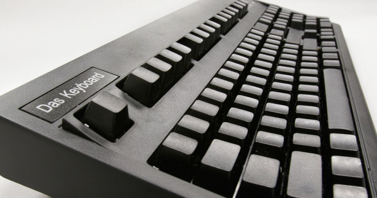 New blank keyboard for geeks only
