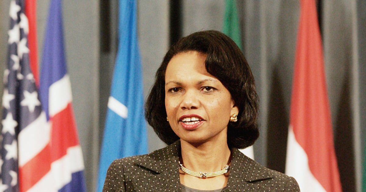 First Lady Rice ‘Warrior Princess’ answers back