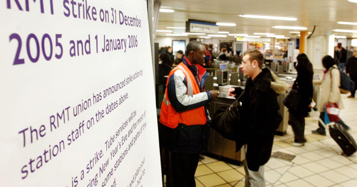Transit strike hits London