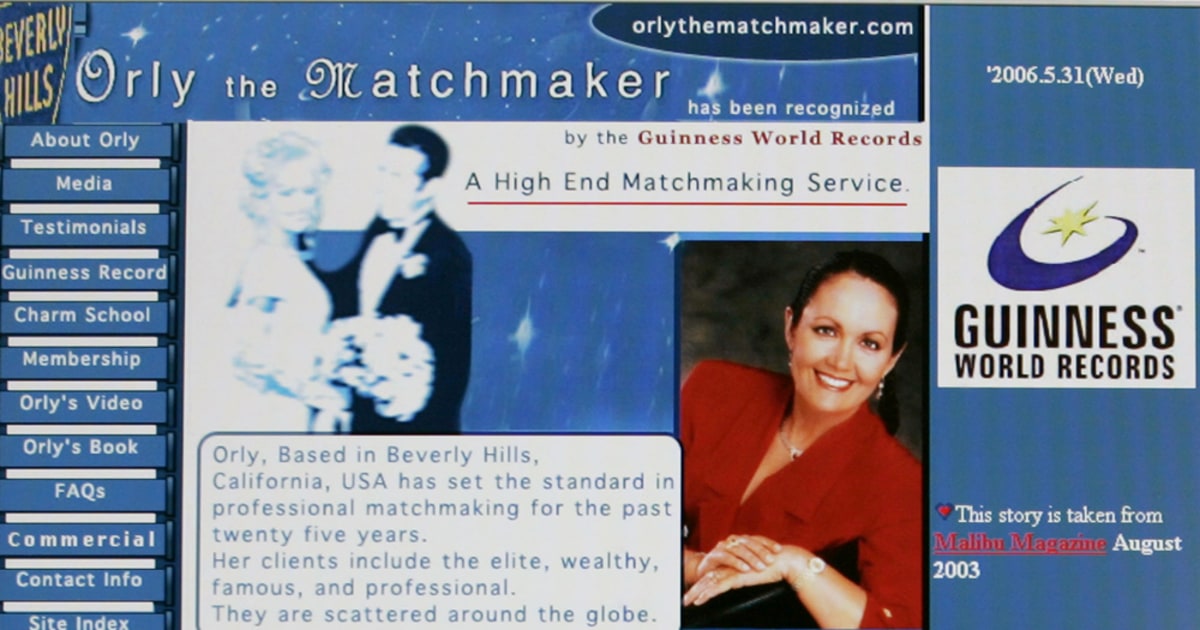 Matchmaker, matchmaker, make me wealthy