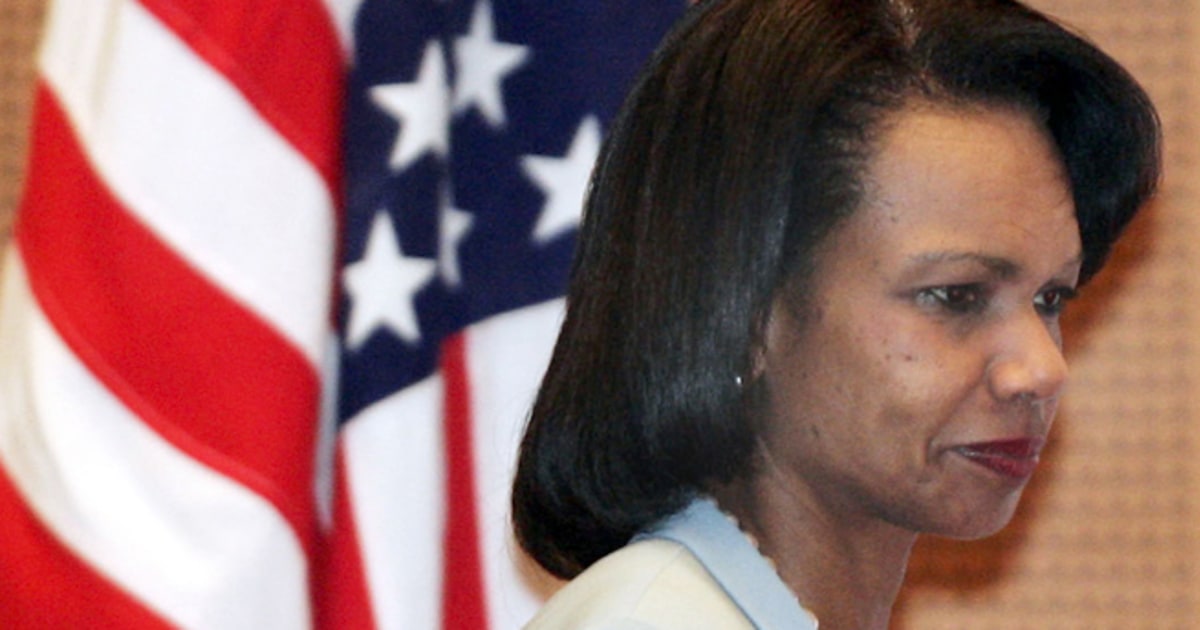 Who Is Reagan Rice Rice to return to Mideast negotiations Saturday