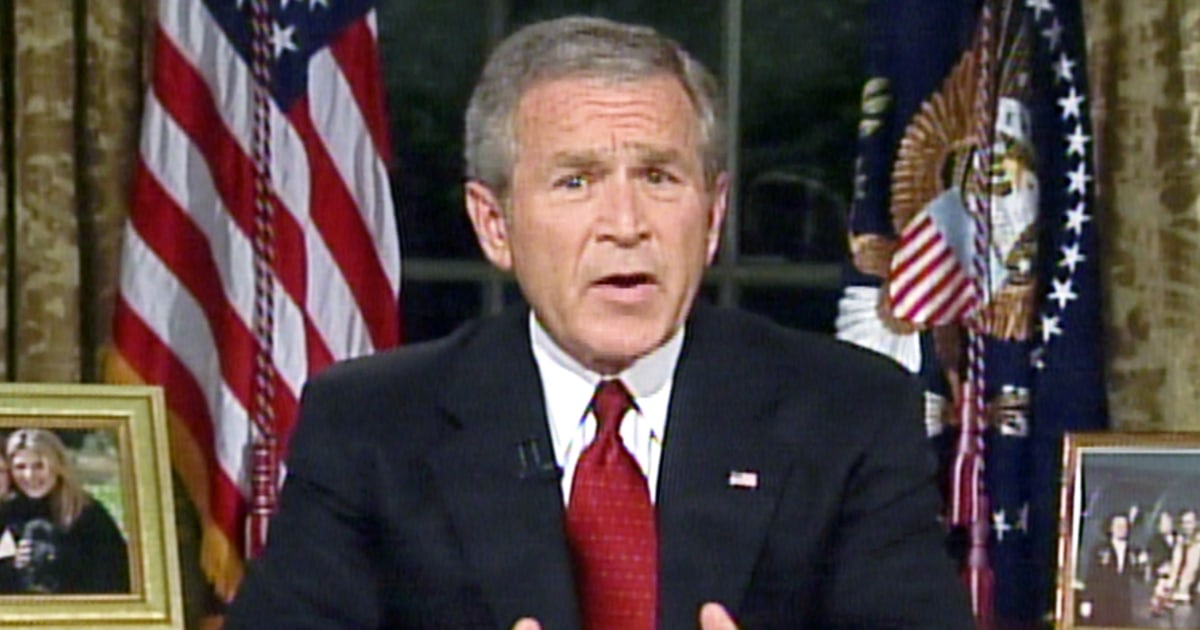Bush rallies nation to ‘struggle for civilization’