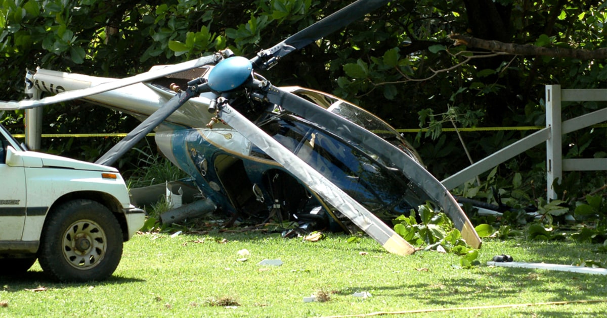 1 killed, 3 injured in Hawaii tour copter crash