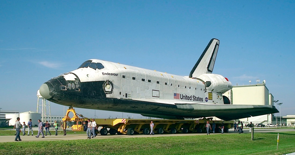space shuttle endeavour plan