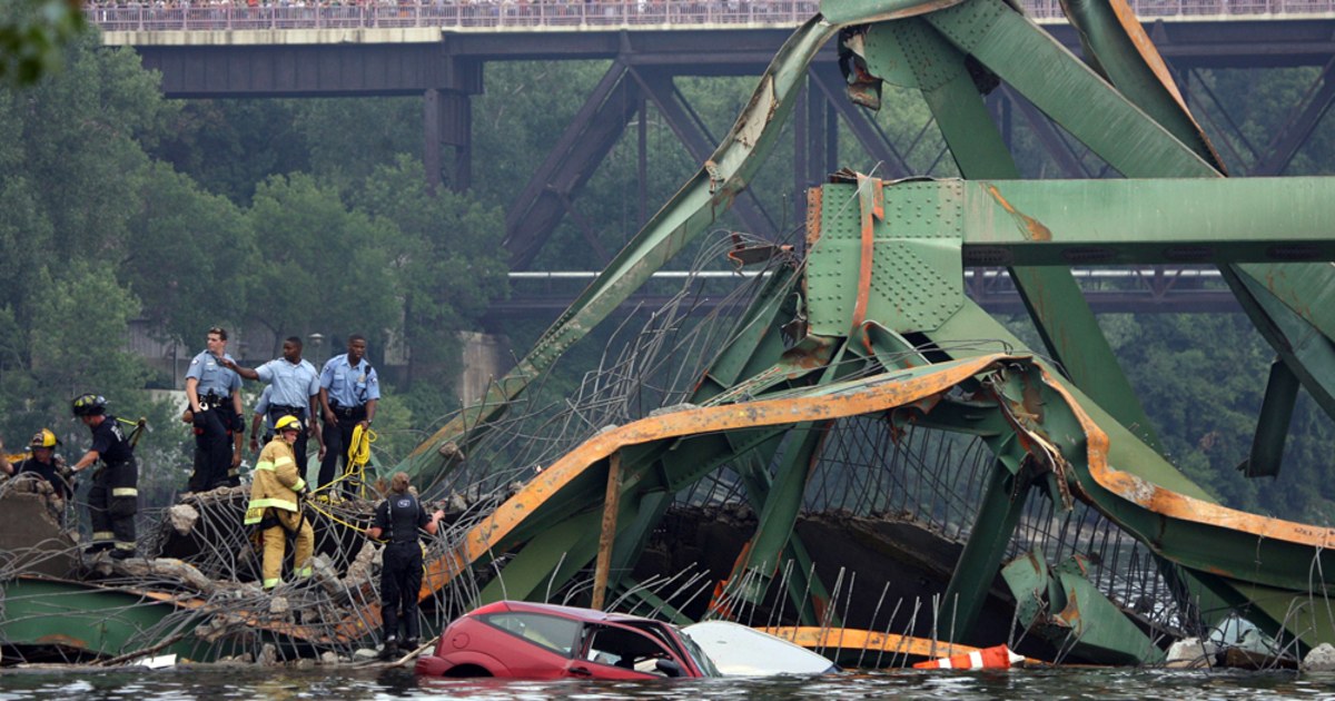 Какой мост обвалился. Мост в Миннеаполисе через Миссисипи. Мост i-35w через Миссисипи. Обрушение моста в Миннеаполисе 2007. Мост через Миссисипи крушение.