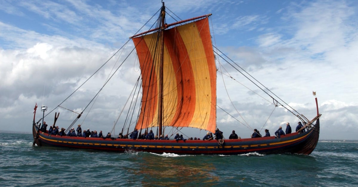 Viking ship replica reenacts ageold journey