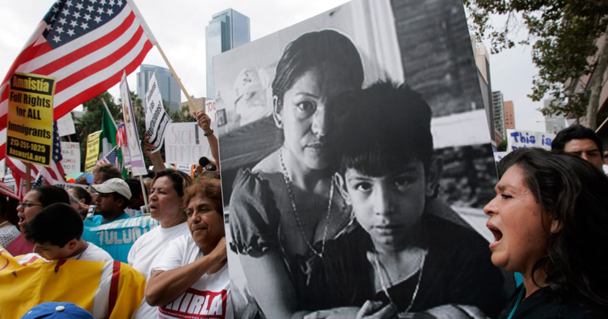 Pro Migration Immigration activists march for deported mom