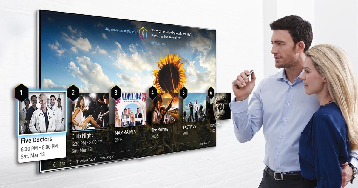 Tv doesn t. Samsung TV 2014.