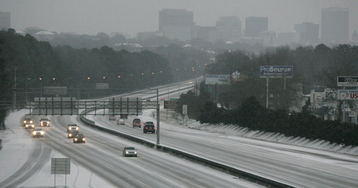 Frozen Streets Ice Causes Another State of Emergency in South
