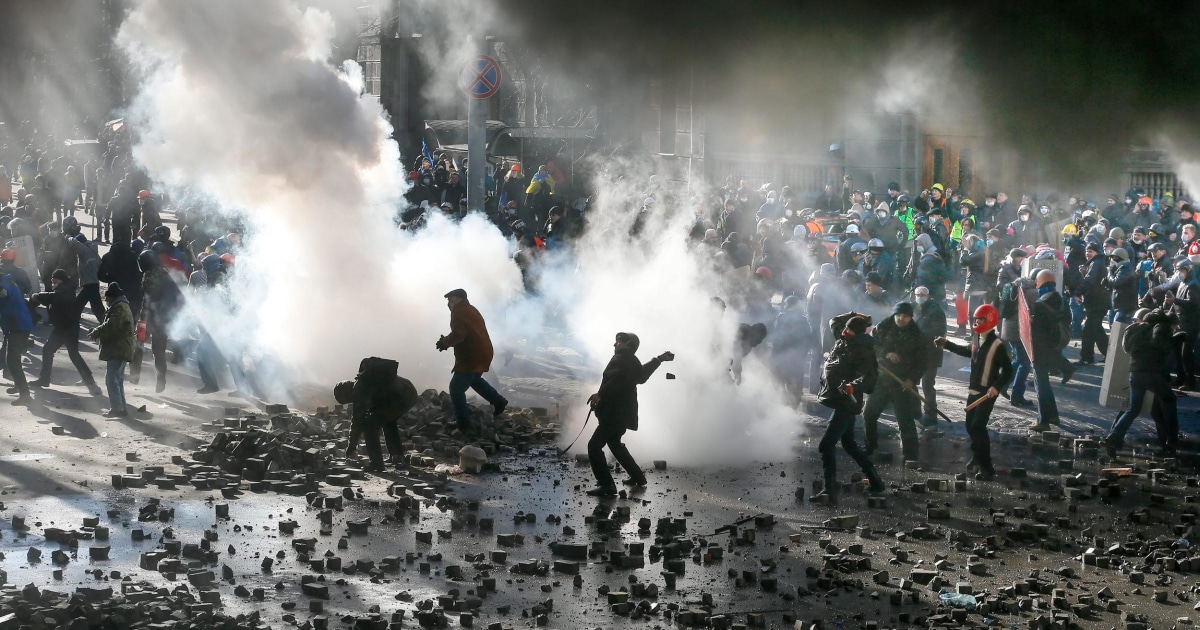 Fiery Battleground: Protests Flare Up in Kiev