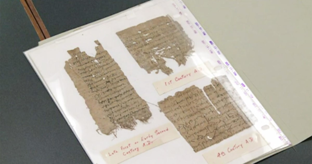 College Finds Ancient Documents in Library