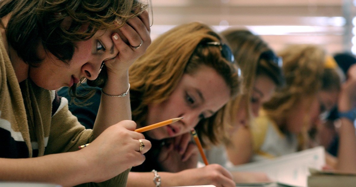 Тестирование в школе. The students said we didn't study for the Test. Test at School.