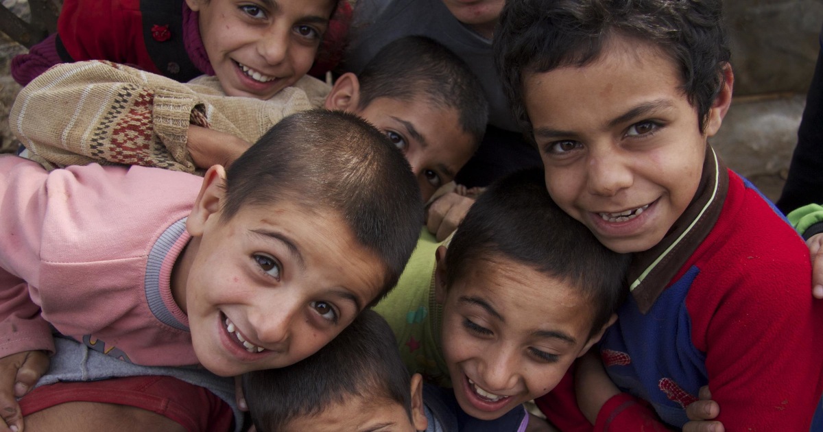 Resilient Syrian Children Find Play, Laughter