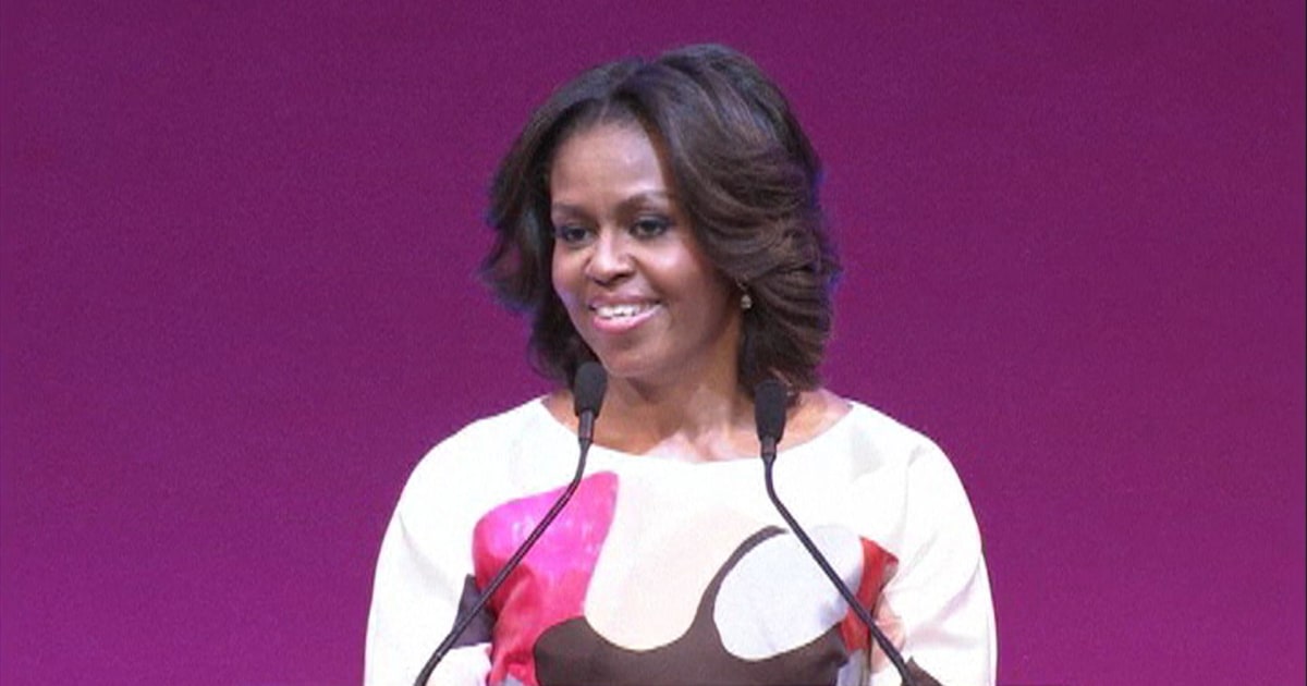 Michelle obama promotes free speech in china