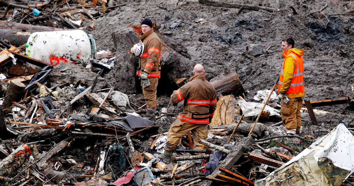 Number of Missing in Mudslide Drops Sharply as Death Toll Rises