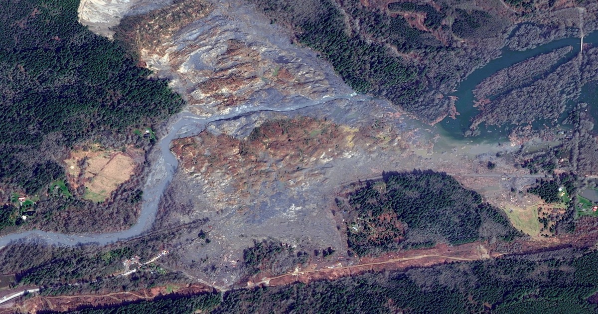 New Satellite Image Shows Vast Reach of Oso Mudslide