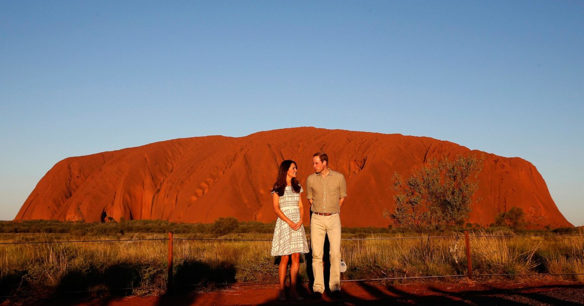 Royal Couple Tours 'Absolutely Stunning' Uluru