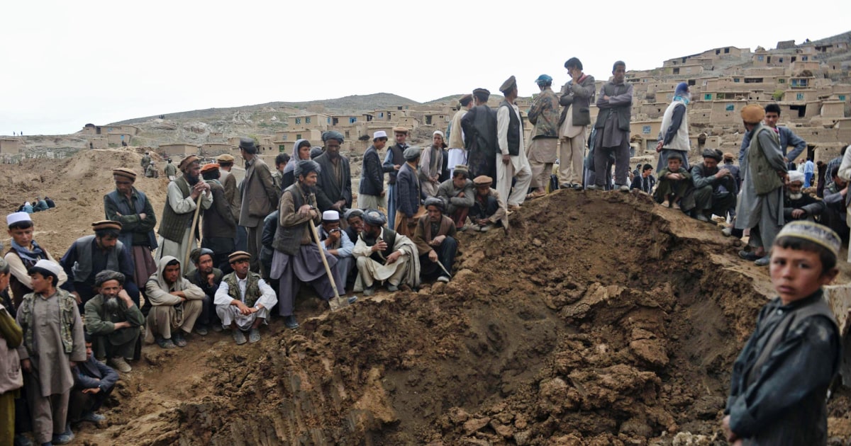 Afghan Landslide Survivor Says Second Slip Buried Helpers