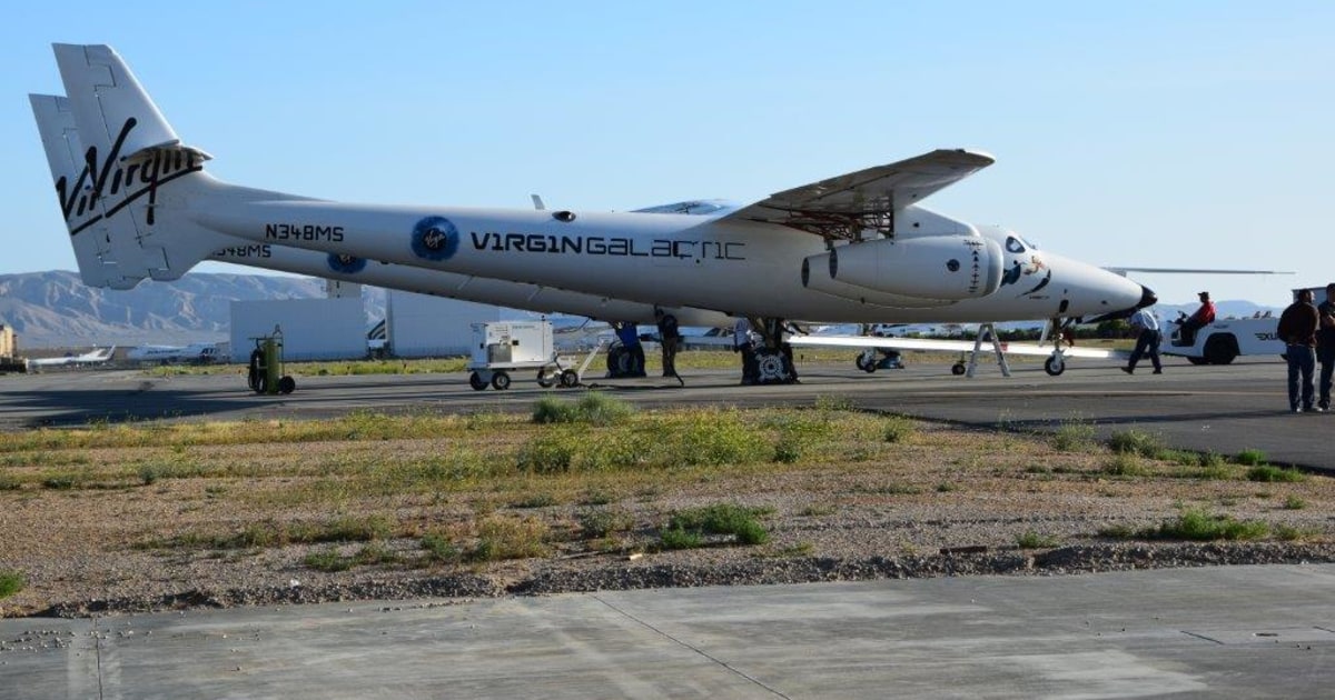 Virgin Galactic Rolls Out SpaceShipTwo's Mothership