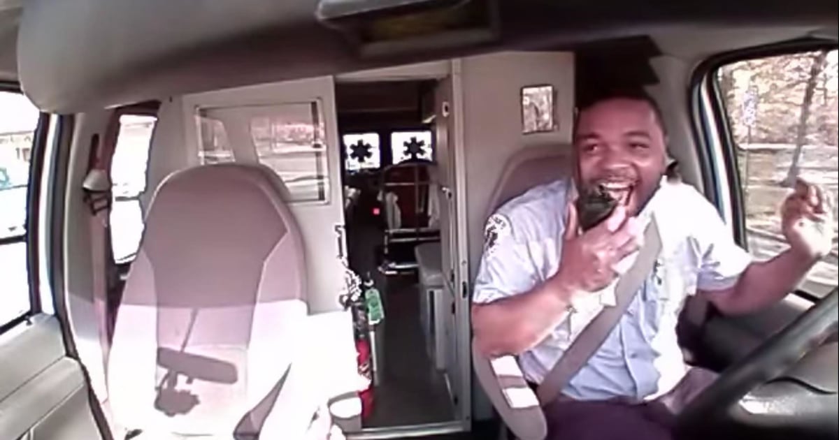 Dancing New Jersey EMT Redefines 'Viral' While Driving Ambulance