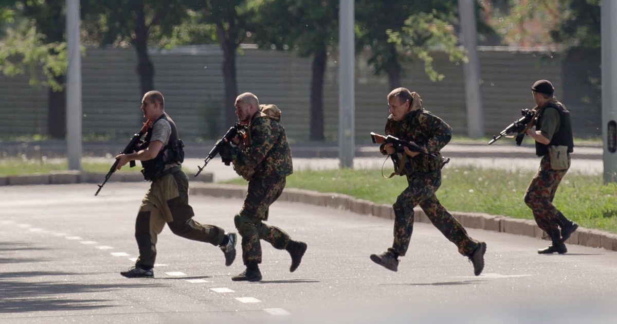 Armed Pro-Russian Separatists Overrun Airport In Donetsk