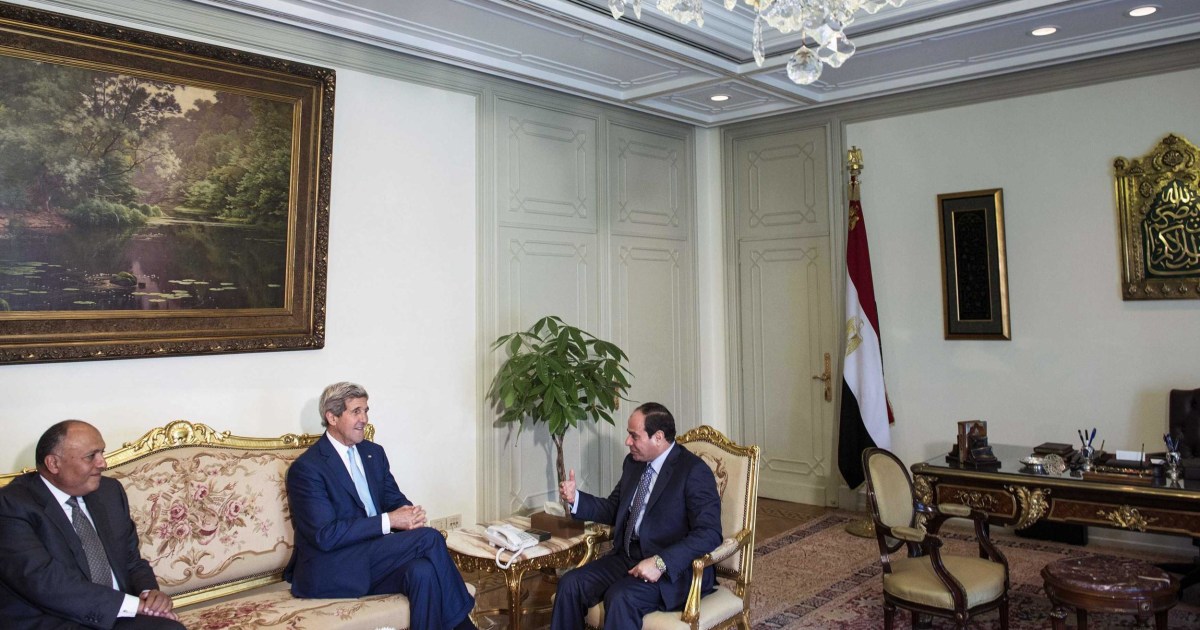 John Kerry Arrives in Cairo for Talks on U.S.-Egyptian Relations, Iraq