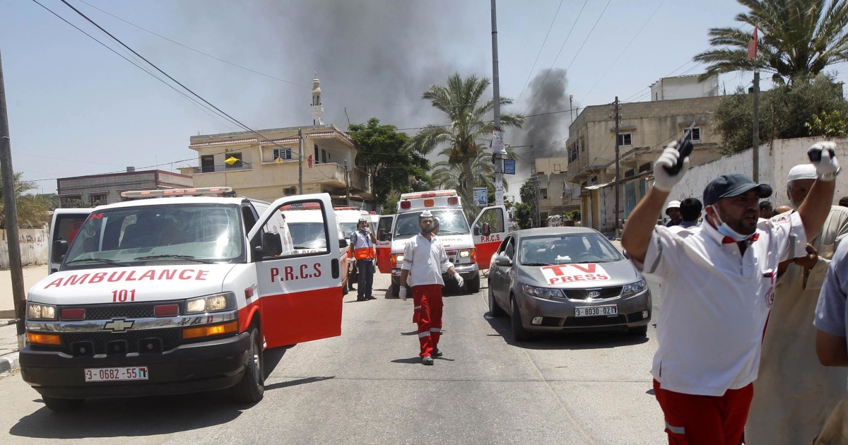 Gunfire Targets Ambulances In Gaza