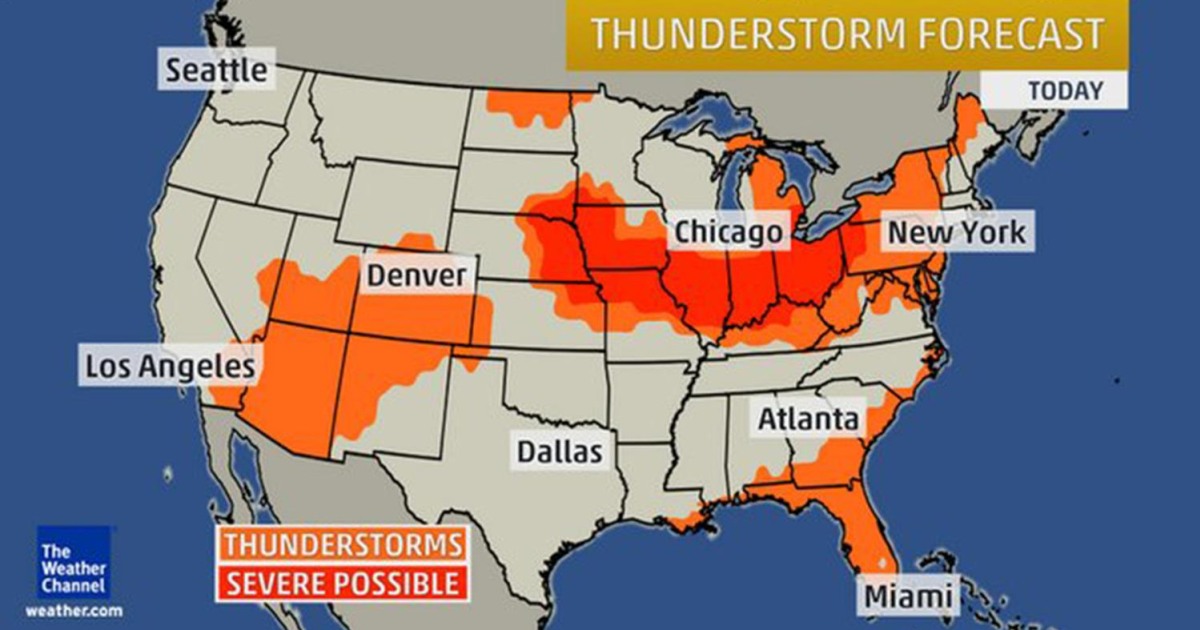 Storm System Lashes Midwest With High Winds, Baseball-Sized Hail