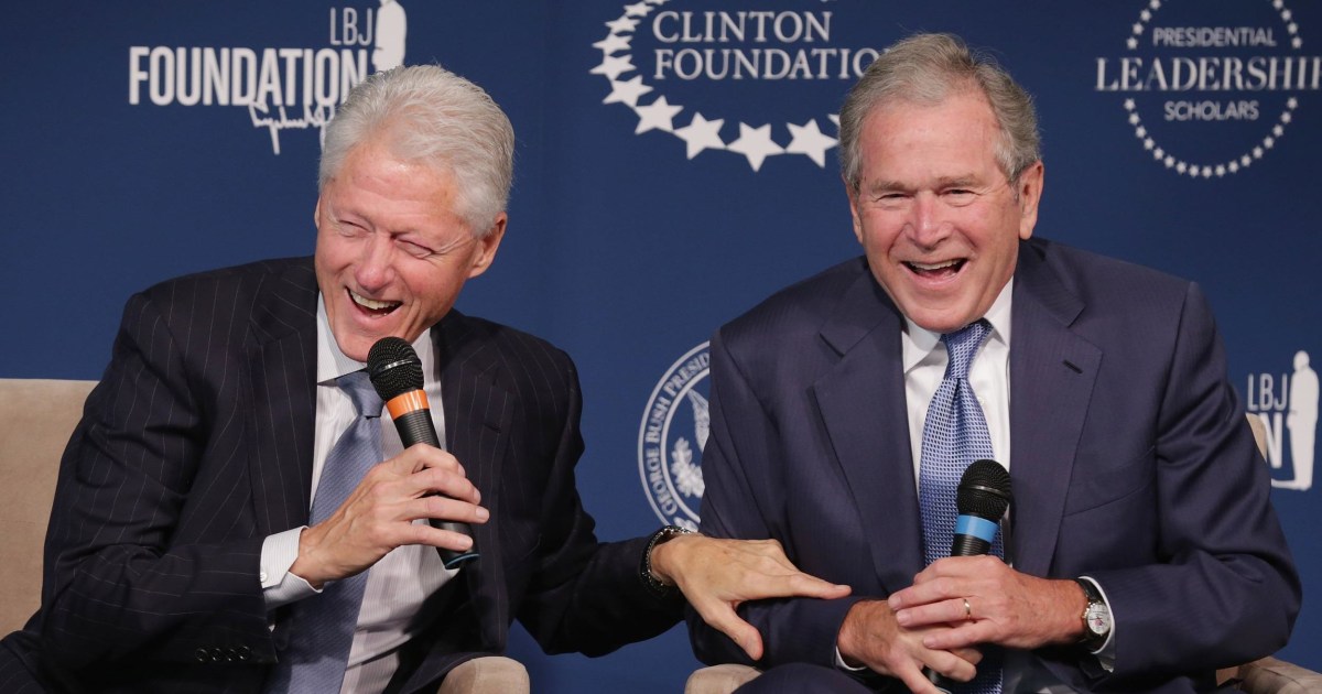 W. Bush to Bill Clinton Being a Grandparent Will Be 'Awesome'