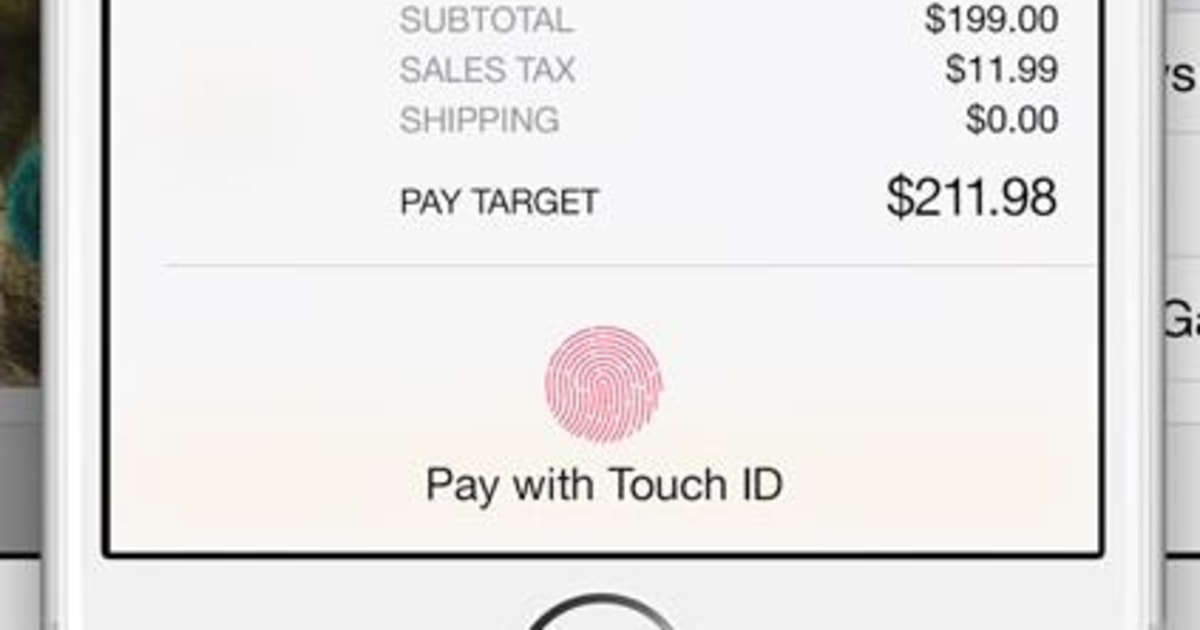 Pay Touch Id Ios Thumb Here, Please: Apple's iOS 8 Lets You Buy Things With a Fingerprint