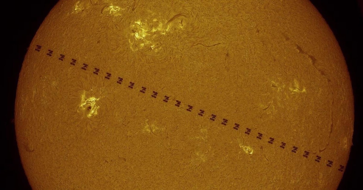 Watch the Space Station and ATV Sail Across the Sun