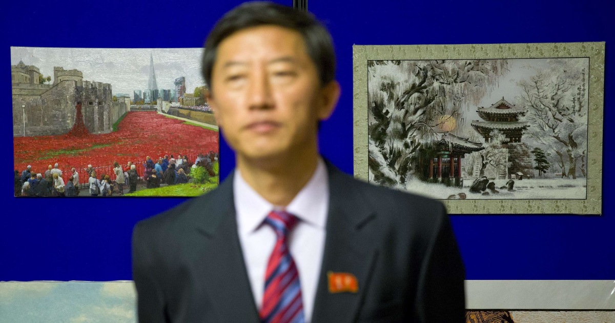 North Korea Art Exhibition Opens at Kim Jong Un's London Embassy