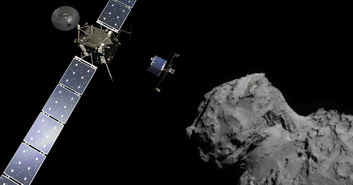 Rosetta Probe Lands On Speeding Comet