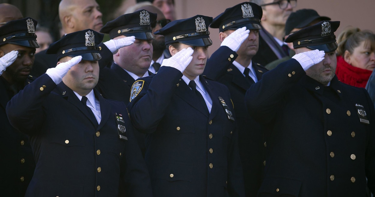 Thousands Gather for Wake of NYPD Officer Killed in Line of Duty