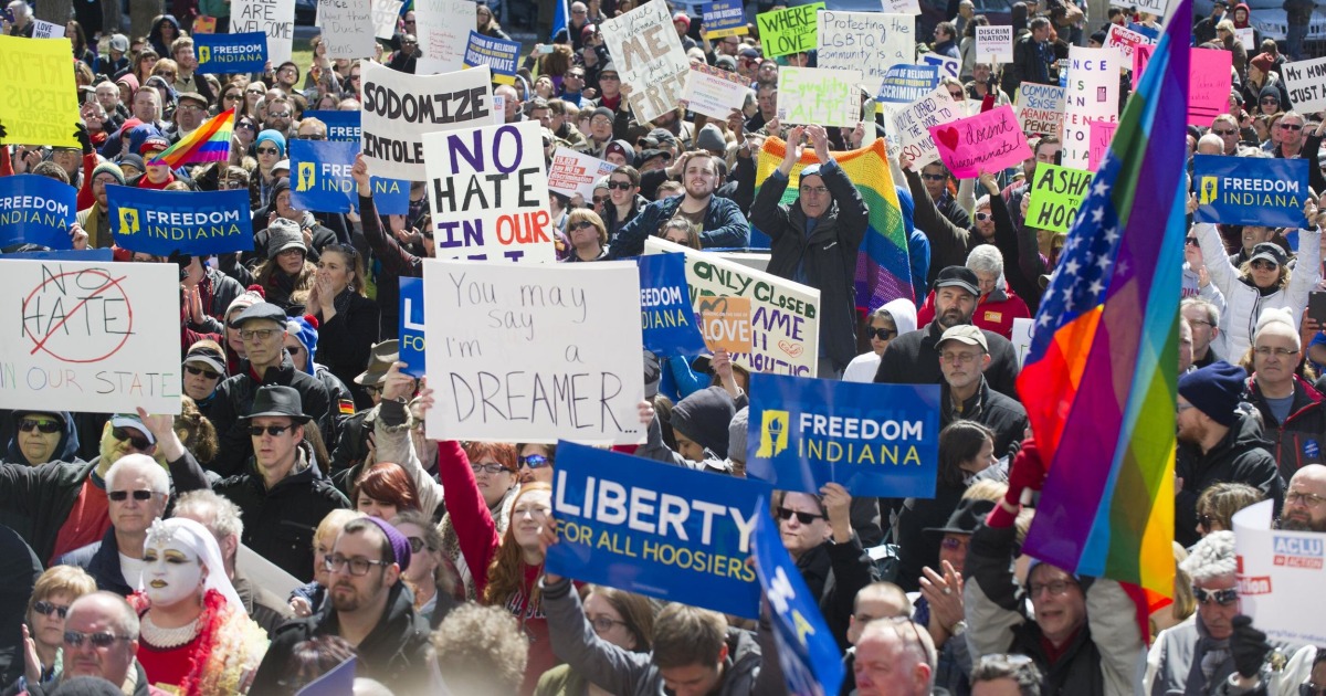 Indiana S Religious Freedom Law Sparks Protests Boycotts Indiana S Religious Freedom Law Sparks Protests Boycotts