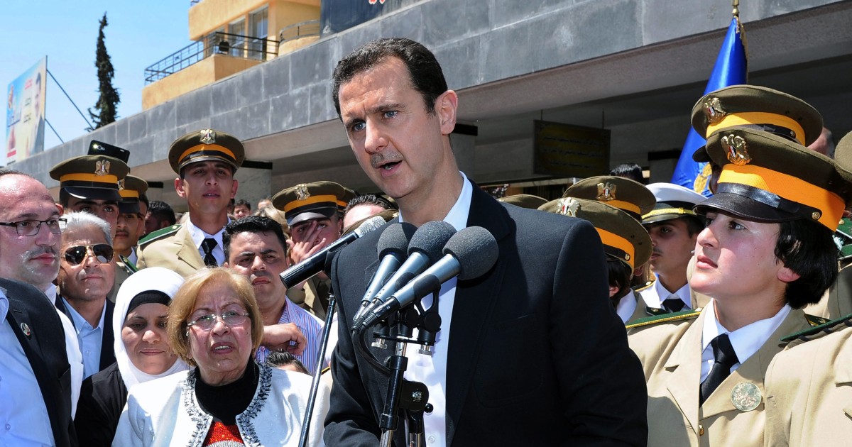 Syria's President Bashar Assad Defends Military Setbacks in Rare Appearance