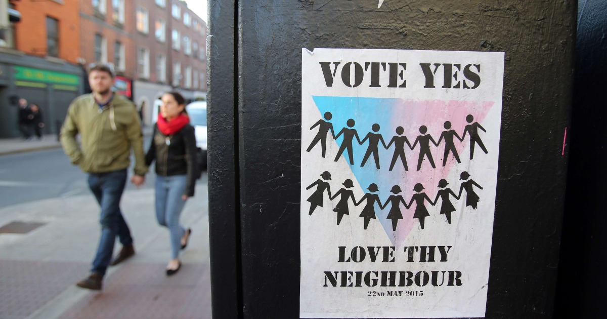 Ireland Same Sex Marriage Referendum Sets Government Against Church