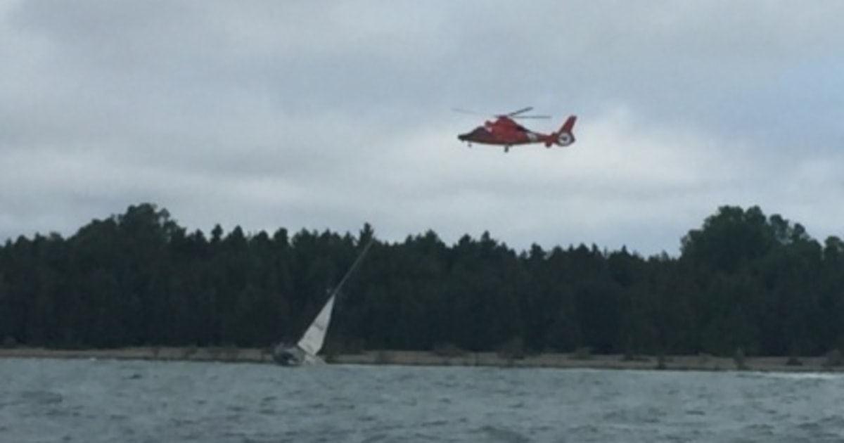 Coast Guard Finally Rescues Grounded Sailor, 65, in Michigan