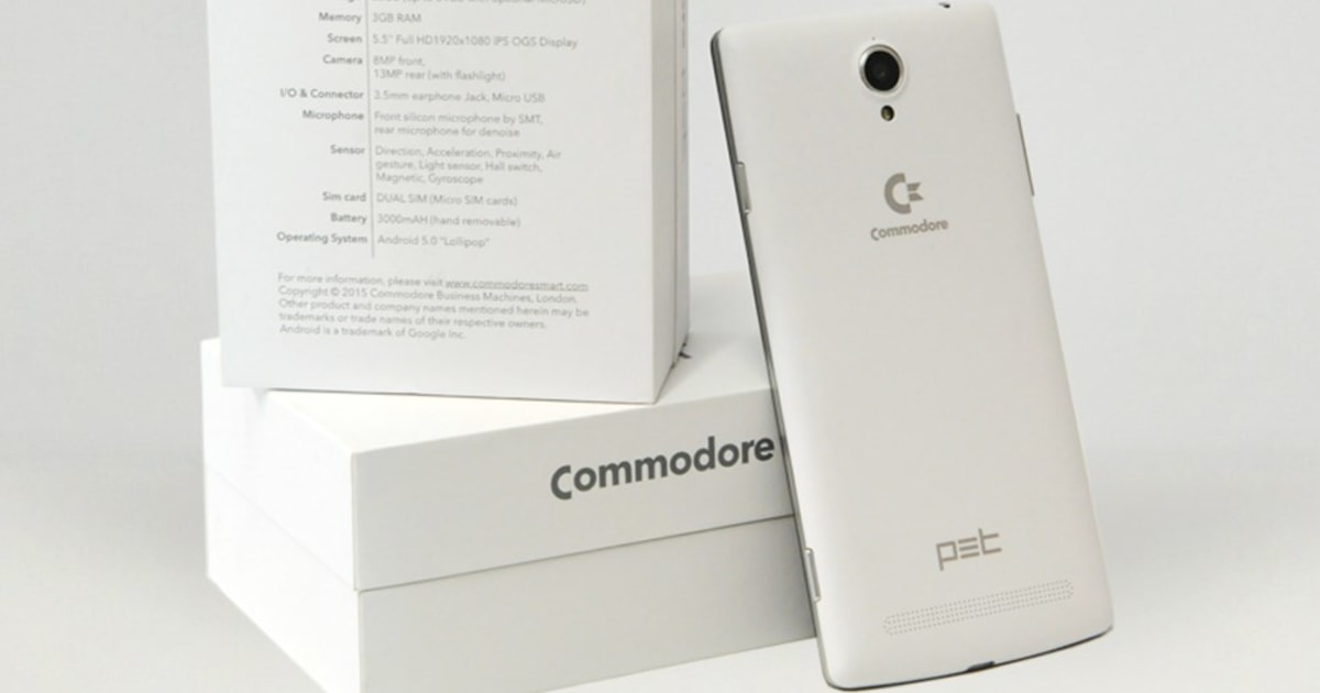 Commodore PET Phone Puts Retro Computing Style in Your Pocket