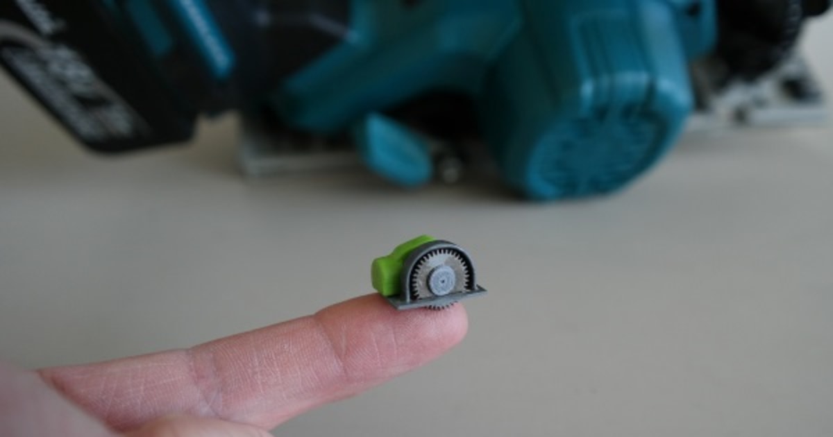 Man 3D Prints World's Smallest Circular Saw And It Works