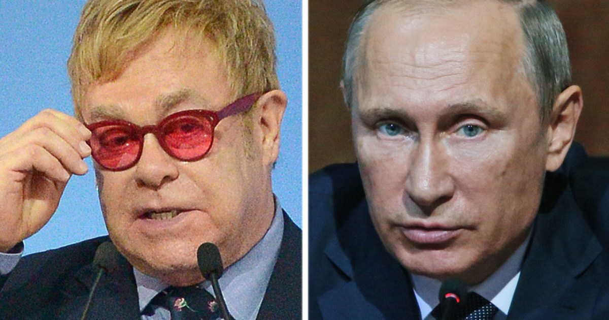 Call To Elton John From Vladimir Putin Was A Stunt Russian