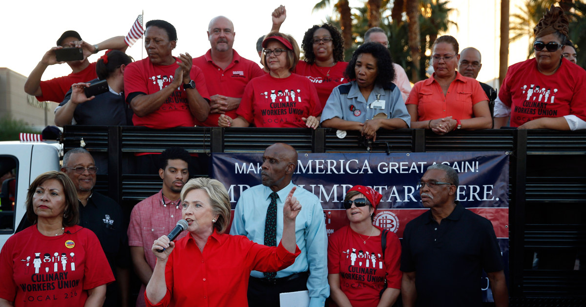 Hillary Clinton Slams Donald Trump on His Doorstep in Las Vegas