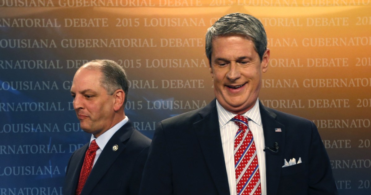 GOP's David Vitter, Democrat Edwards in Louisiana Governor Runoff