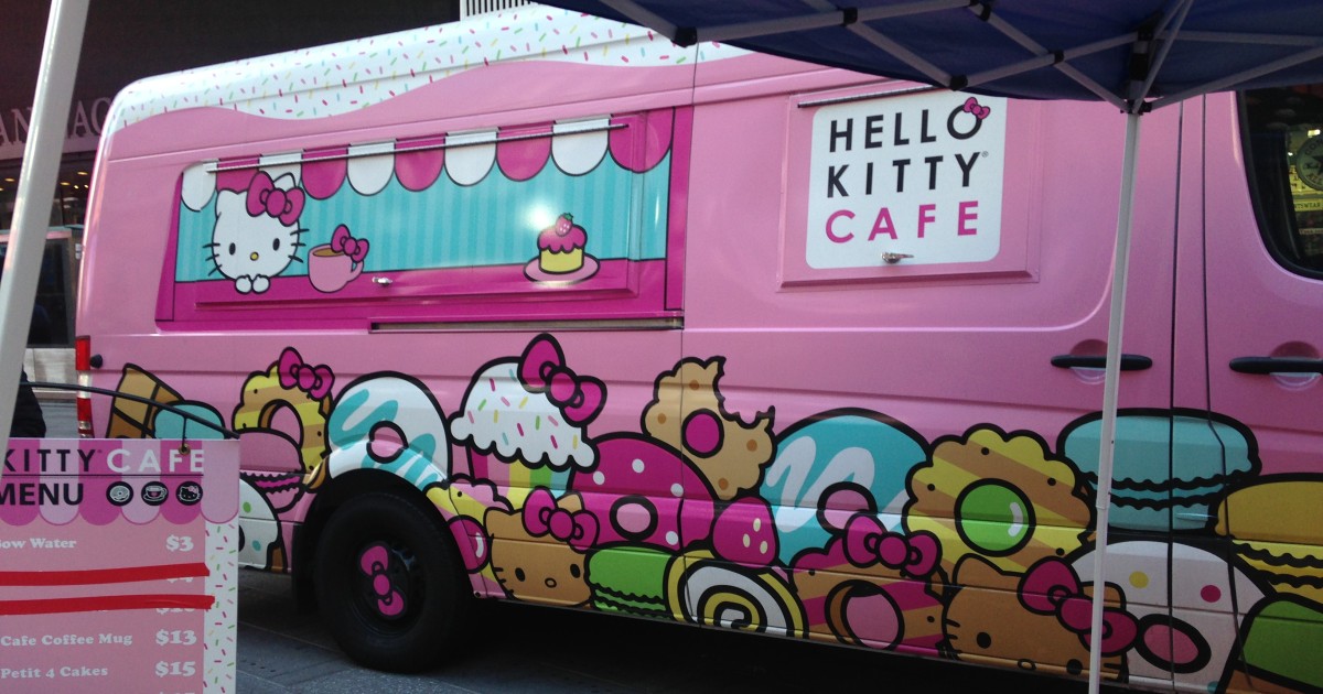 Truck Menu  Kitty cafe, Cafe hello kitty, Hello kitty