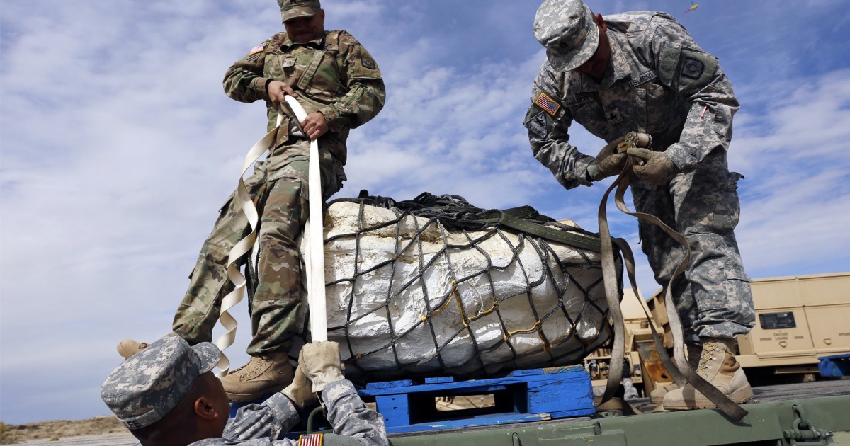 National Guard Airlifts Dino Fossils Out of Wilderness